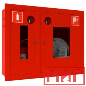 Фото 7 - Шкаф пожарный ШПКО-315 ВОК для пожарного крана и огнетушителя (Серия У).